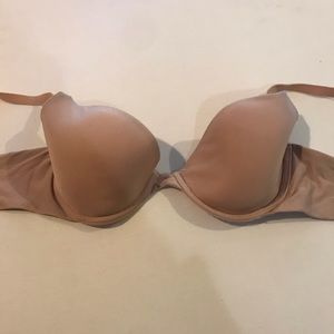 victoria secret light- lined demi bra